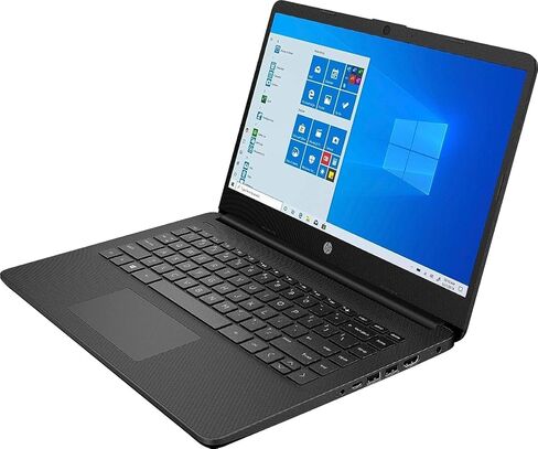 كمبيوتر محمول HP 14 بوصة (يشمل Microsoft 365 لمدة عام واحد)، شاشة HD، معالج Intel رباعي النواة، ذاكرة الوصول العشوائي 16 جيجابايت، تخزين 128 جيجابايت، Wi-Fi 6، كاميرا ويب، HDMI، Windows 11 Home، أسود in Kuwait