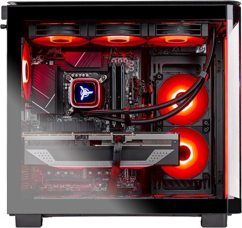 كمبيوتر الألعاب Skytech Gaming King 95، AMD Ryzen 7 9800X3D 4.7 جيجا هرتز، AMD RX 9070XT 16 جيجا بايت VRAM، 2 تيرابايت Gen4 NVMe SSD، 32 جيجا DDR5 RAM 6000، 850 وات Gold ATX 3 PSU، 360 ARGB AIO، Wi-Fi، Win 11، سطح المكتب in Kuwait
