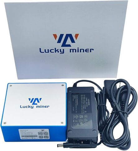 Bitcoins Miner LV07 Solo Miner SHA-256 1TH/S BM1366، آلة تعدين تشفير منخفضة الضوضاء للاستخدام المنزلي، تعدين اليانصيب، تشمل PSU in Kuwait