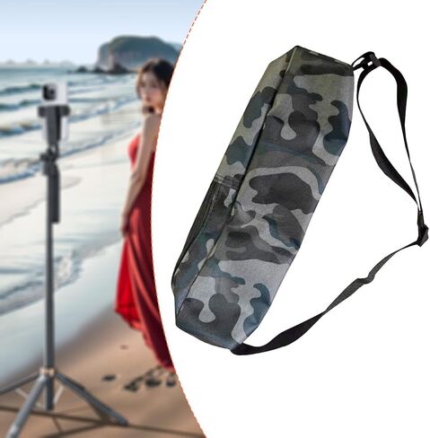 Tripod Carrying Case Tripod Storage Bag Water Resistant Dustproof Organizer Light Stand Bag for Microphone Stands Camera Gear, Gray, L in Saudi Arabia