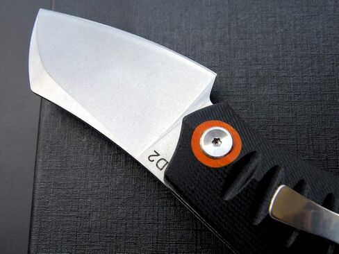 Eafengrow EF85 Folding Knife with Clip Stone Wash D2 Steel Blade G10 Handle Pocket Knife Ball Bearing Flipper Outdoor Camping Survival EDC Tool Knives(black) in Saudi Arabia