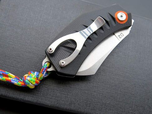 Eafengrow EF85 Folding Knife with Clip Stone Wash D2 Steel Blade G10 Handle Pocket Knife Ball Bearing Flipper Outdoor Camping Survival EDC Tool Knives(black) in Saudi Arabia