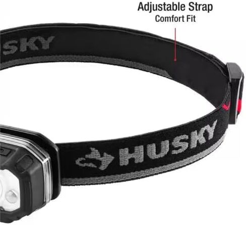 Husky 850 Lumens Dual-Power LED Rechargeable Headlamp in Kuwait