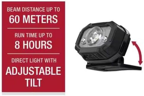 Husky 850 Lumens Dual-Power LED Rechargeable Headlamp in Kuwait