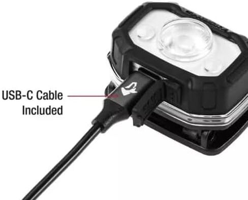 Husky 850 Lumens Dual-Power LED Rechargeable Headlamp in Kuwait