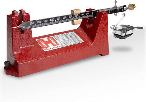 مقياس شعاع Hornady Lock-N-Load - مقياس مسحوق تناظري لإعادة تحميل المهام - من 0 إلى 500 نطاق قياس دقيق للحبوب، دقيق حتى 0.1 حبة - سهل القراءة، مقياس محفور بالليزر - العنصر 050109 in Kuwait