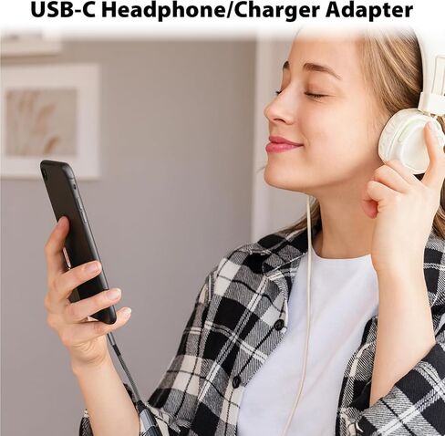 Cyberguys USB C Headphone and Charger Adapter, 2-in-1 USB C to 3.5mm Audio & Charging Splitter, Type-C to Aux & Charger Cable Compatible with iPhone 16/15 Samsung Galaxy S24/S23 Pixel iPad Pro MacBook in Saudi Arabia