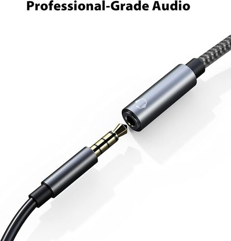 Cyberguys USB C Headphone and Charger Adapter, 2-in-1 USB C to 3.5mm Audio & Charging Splitter, Type-C to Aux & Charger Cable Compatible with iPhone 16/15 Samsung Galaxy S24/S23 Pixel iPad Pro MacBook in Saudi Arabia