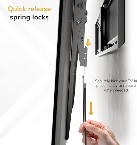 Mount-It! Heavy-Duty Tilting TV Wall Mount for 98–140 Inch TVs, 275 lb Capacity, Low Profile Tilt Bracket, 4× Load Tested Steel Mount, Max VESA 1200×800 in Saudi Arabia
