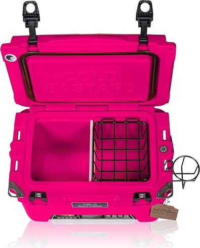 COLD BASTARD COOLERS 20QT Cold Bastard Rugged+ Pink NEON Premium Ice Chest Cooler Accessories Free S&H(CB20-PN) in Saudi Arabia