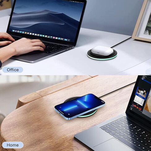 Wireless Charger Fast Charging Pad for Samsung Galaxy S25 Ultra S24 FE S23 Z Flip 7 Z Fold 7,15W cargador inalámbrico Mat Android Phone Station para Google Pixel 10 Pro XL 10 Pro Fold 10 9A 9 8A 8 7 in Saudi Arabia