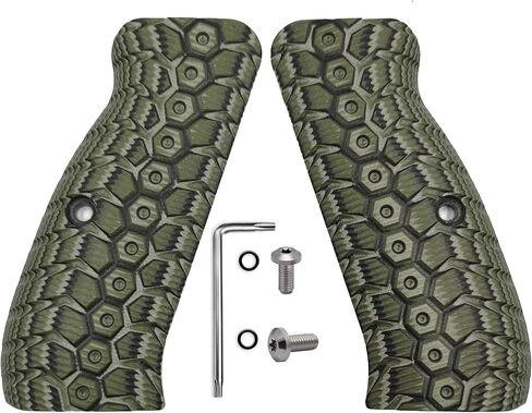 Guuun CZ 75 Grips Full Size CZ 75B G10 Gun Grip Thin OPS Mechanical Texture in Saudi Arabia