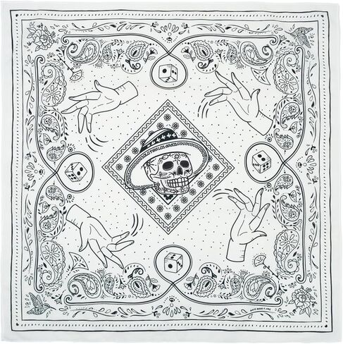 Bandana – 100% Cotton Kerchief, Soft Outdoor Head Scarf for Men & Women, Perfect Thanksgiving & Christmas Gift (Red) in Saudi Arabia