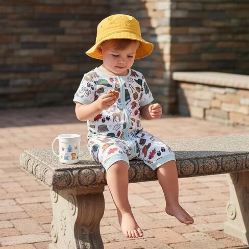 Newborn Baby Girl Boy Deer/Duck Hunting Summer Clothes Little Hunting Buddy Jumpsuit Romper Zip Bodysuit Coming Home in Saudi Arabia