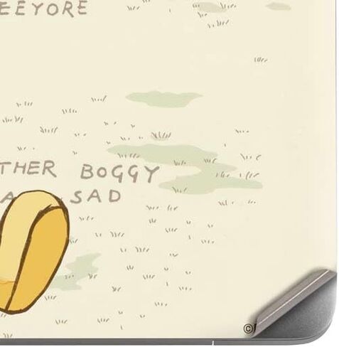 غلاف كمبيوتر محمول من Skinit متوافق مع جهاز MacBook Pro 13in (2020) - تصميم خشبي مرخص رسميًا من Disney Winnie The Pooh Hundred Acre Wood in Kuwait