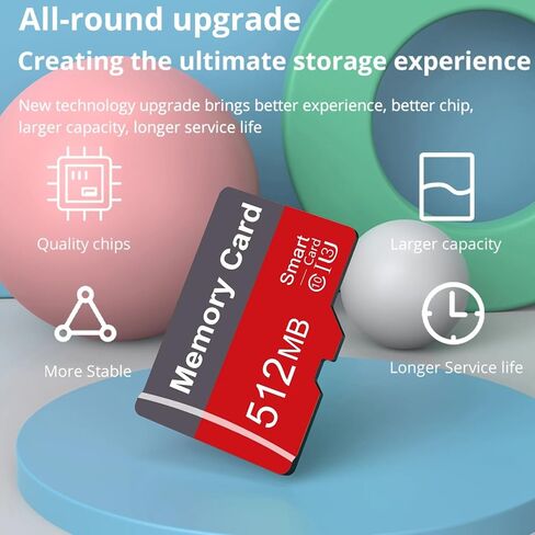 بطاقة ذاكرة A1 Ultra 512 ميجابايت TF، سرعة قراءة 120 ميجابايت/ثانية، متوافقة مع الكاميرات والهواتف الذكية والأجهزة اللوحية in Kuwait
