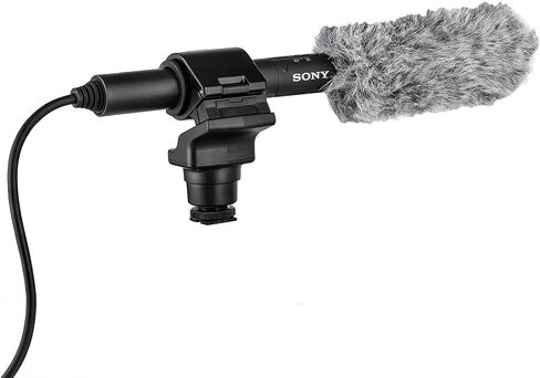 Sony ECM-CG50 Professional Microphone Bundle | Compact Supercardioid Condenser with Low-Cut Filter & Low Handling Noise (ECM-CG50BP) + Microphone Cleaner + Cable Ties + More (Renewed) in Saudi Arabia