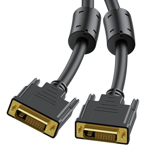 24+1 DVI to D-V-I Cable 5FT, Dual Link DVI Male to Male Digital Video Cable, Supports 2560x1600, for Gaming, DVD, Laptops, HDTV and Projector in Saudi Arabia