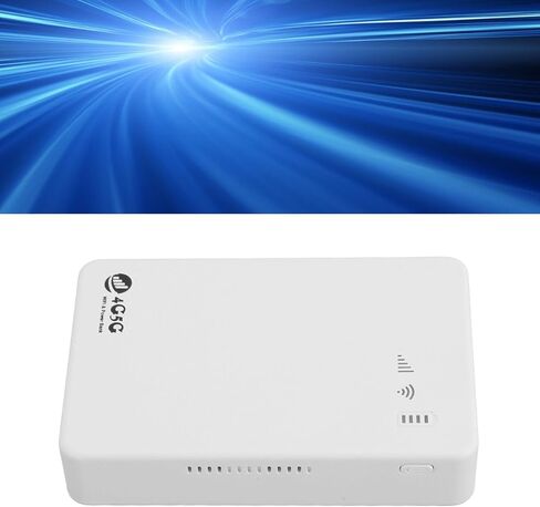 نقطة اتصال Wi-Fi متنقلة 4G LTE مع فتحة بطاقة SIM، تمكين 5G، سرعة 300 ميجابت في الثانية، تدعم 10 أجهزة، 10,000 مللي أمبير في الساعة. مثالية للسفر أو الاستخدام المنزلي in Kuwait