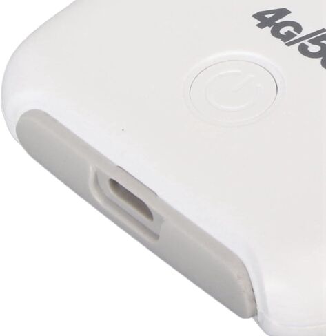 مودم USB WiFi 4G LTE غير مقفل بسرعة 150 ميجا بت في الثانية للوصول السريع إلى الإنترنت لأجهزة متعددة، بطارية مدمجة بقوة 3200 مللي أمبير في الساعة للمسافرين باللون الأبيض: 10 × 6 × 1.5 سم in Kuwait