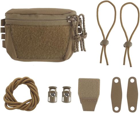 Tactical Helmet Battery Pouch for NVG, Camera, and Lights - Counter Weight Pouch with Cable Pass-Through Fit Airsoft Helmet in Saudi Arabia