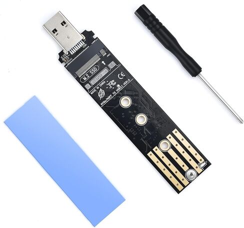 ELUTENG M.2 إلى USB محول M.2 NVME/NGFF القرص الصلب مع محول mSATA إلى USB 3.0 in Kuwait