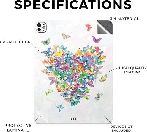 غلاف لامع لامع متوافق مع Apple iPad Pro 13 (M4) 2024 - Wildheart - غطاء لاصق واقٍ من الفينيل الفاخر 3M - سهل الاستخدام | صُنع في الولايات المتحدة الأمريكية بواسطة MightySkins in Kuwait