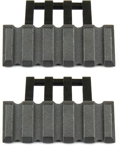 TACFUN 2 قطعة 45 درجة منخفضة المظهر إزاحة Picatinny السكك الحديدية جبل 5 فتحات Picatinny ويفر السكك الحديدية للمصابيح الكاشفة الليزر ريد دوت البصر البصريات ث/وجع in Saudi Arabia