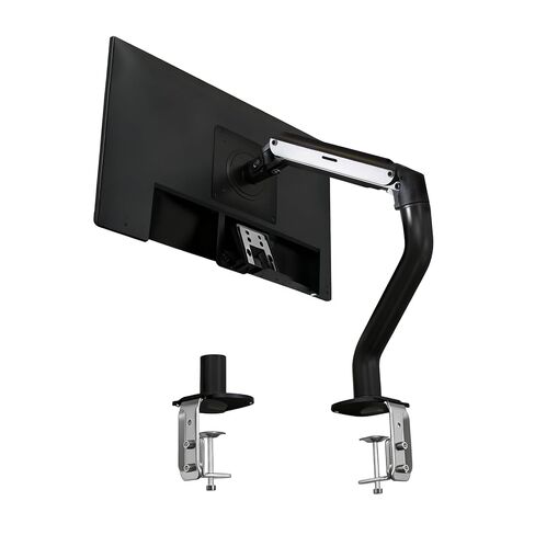 Okak Monitor Stand for Desk Single Monitor Arm Mount Computer for VESA Mounting Holes 75 and 100mm Stand Up to 26.4lbs, 15 to 27 Inch Screens Office Desk Accessories, Black in Saudi Arabia