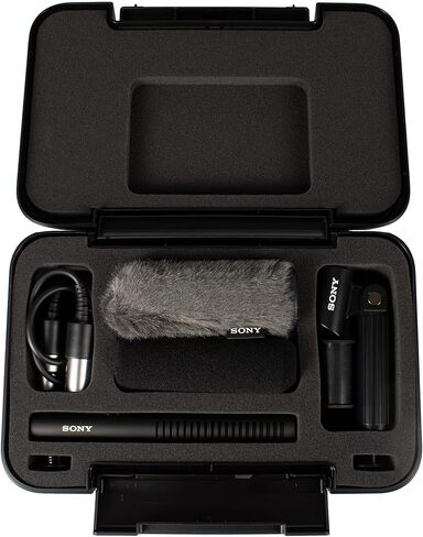 Sony ECM-778 Short Supercardioid Condenser Microphone | Compact Camera-Mount Mic with High Directivity & Low Self-Noise | Designed for Film & Video Shoots (ECM-778) + Cable Ties + More (Renewed) in Saudi Arabia