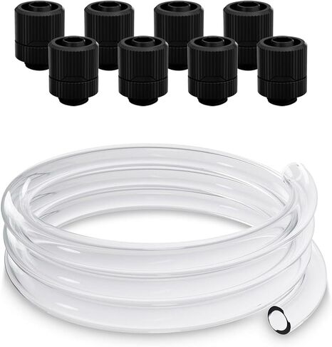 EKWB EK-Quantum Torque Rotary STC-10/16 Fittings (8-pack) and EK-Loop Soft Tube (3 Meters) Bundle in Saudi Arabia