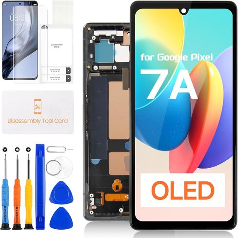استبدال شاشة OLED لـ Google Pixel 7A LCD - لشاشة Pixel 7A LCD التي تعمل باللمس لشاشة Google Pixel 7A LCD محول الأرقام لوحة زجاجية مع إطار، GWKK3 GHL1X G0DZQ G82U8 in Kuwait