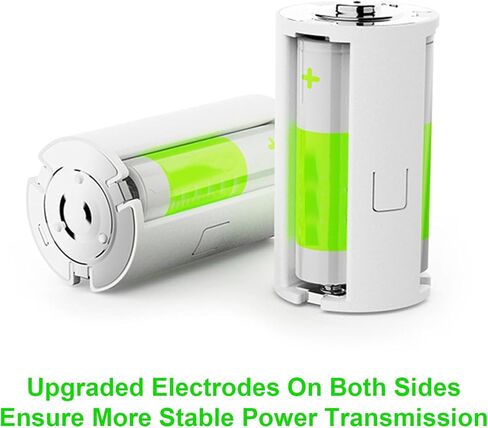 1Pcs 3 AA to D Battery Convertor Adapter 3 AA to Size Battery Holder Case Box Convert Switcher Accessories ABS in Saudi Arabia