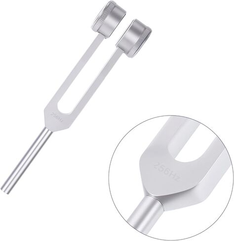 Tuning Fork for Healing 128Hz with Hammer, Sound Healing Therapy Frequency Tool for Meditation, Reiki Supplies Kit, Aluminum Alloy 128 Hz Wellness Instrument with Pouch in Saudi Arabia