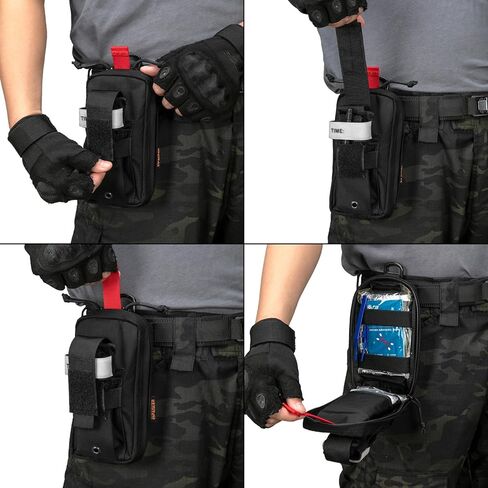 EXCELLENT ELITE SPANKER Quick Access Molle Ifak Pouch Tactical First Aid Pouch EMT Medical Pouch Bag with Tourniquet Holder in Saudi Arabia