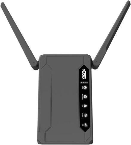 CSG m106 Pro 4G LTE Cellular Cat 12 موجه أعمال ثنائي الشريحة، مودم بوابة سفر محمول مع بطارية مدمجة لمدة 8 ساعات، Verizon، متوافق مع AT&T & T-Mobile، بديل LTE Wi-Fi Hotspot in Kuwait
