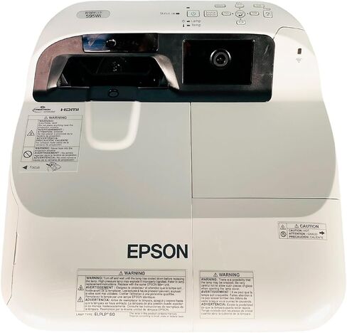 Epson BrightLink 595Wi WXGA 3300 ANSI Interactive Projector 3LCD Ultra Short Throw HDMI, Bundle: Remote Control, HDMI Cable, Power Cable (Renewed) in Saudi Arabia