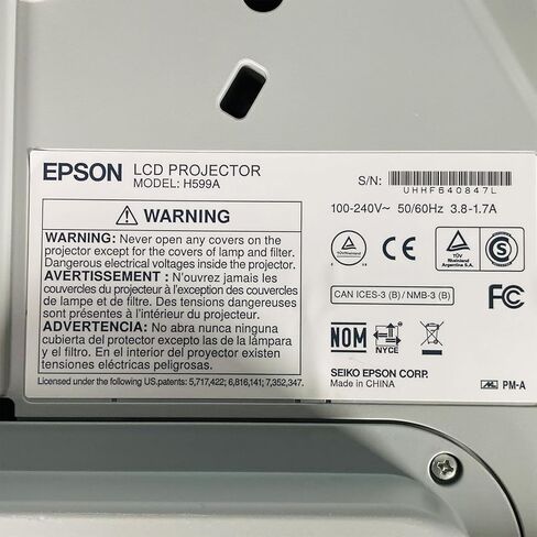 Epson BrightLink 595Wi WXGA 3300 ANSI Interactive Projector 3LCD Ultra Short Throw HDMI, Bundle: Remote Control, HDMI Cable, Power Cable (Renewed) in Saudi Arabia