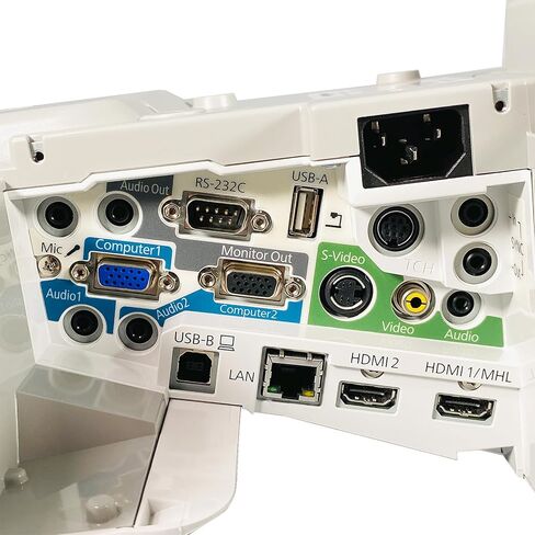 Epson BrightLink 595Wi WXGA 3300 ANSI Interactive Projector 3LCD Ultra Short Throw HDMI, Bundle: Remote Control, HDMI Cable, Power Cable (Renewed) in Saudi Arabia
