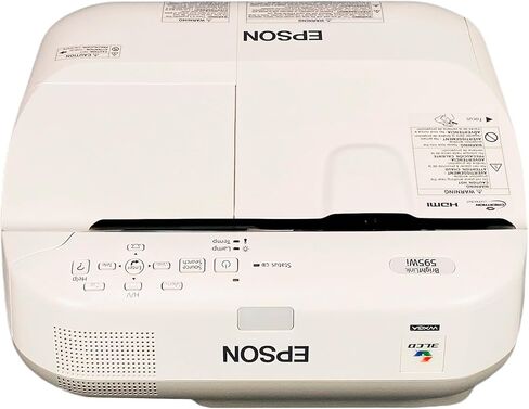 Epson BrightLink 595Wi WXGA 3300 ANSI Interactive Projector 3LCD Ultra Short Throw HDMI, Bundle: Remote Control, HDMI Cable, Power Cable (Renewed) in Saudi Arabia