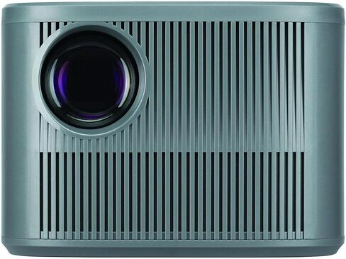 جهاز عرض المسرح المنزلي الذكي RCA 720P HD مخصص لجهاز Roku Streaming (مضمن)، 150 لومن، 3 منافذ HDMI (يدعم 1080 بكسل)، عرض 30-200 بوصة - لون فضي، RPJ185 (متجدد) in Saudi Arabia