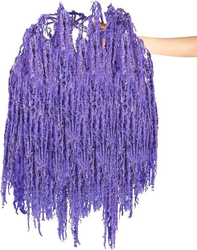 Suncalla 24 Pcs Brownish-red Spring Natural Dried Amaranthus Hanging Flowers Amaranthus Artificial Flowers for Wedding Arch Bouquet Floral Garland Wall Home Decoration (23 Inch) in Saudi Arabia