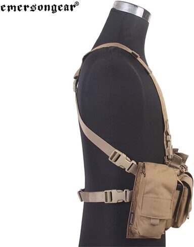 سترة صدر EMERSONGEAR MF Style UW Gen IV Tac، سترة صدر Recon مع حقيبة Mag Pouch H تعليق خفيفة الوزن in Kuwait