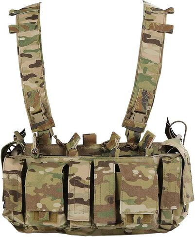 سترة صدر EMERSONGEAR MF Style UW Gen IV Tac، سترة صدر Recon مع حقيبة Mag Pouch H تعليق خفيفة الوزن in Kuwait