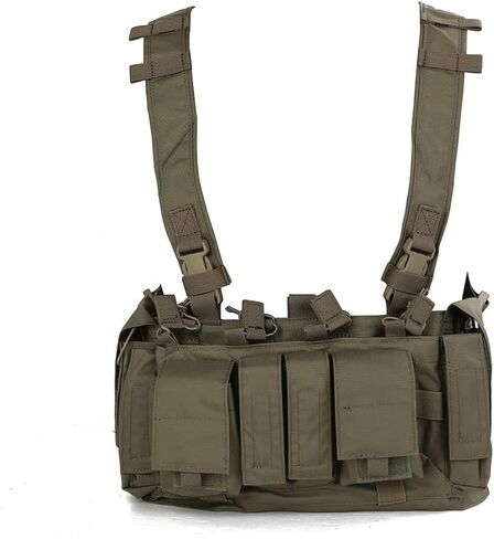 سترة صدر EMERSONGEAR MF Style UW Gen IV Tac، سترة صدر Recon مع حقيبة Mag Pouch H تعليق خفيفة الوزن in Kuwait