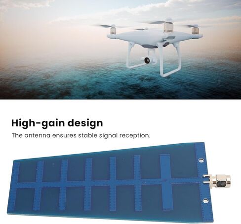 Zunate 12dBi ثنائي النطاق 2.4 جيجا هرتز 5.8 جيجا هرتز واي فاي اتجاهي PCB Yagi هوائي مع موصل SMA هوائي لاسلكي عالي الكسب لجهاز التوجيه PC محول FPV كاميرا بدون طيار التحكم عن بعد in Kuwait