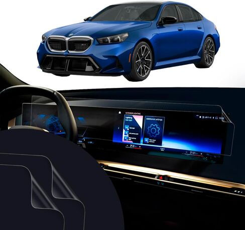 Screen Protector for 2026 2025 Bmw 5 Series 2025 M5 Instrument Cluster And Infotainment Navigation Display Screen 2 Pack Full Screen Coverage 29.5 Inches Matte Anti Glare in Saudi Arabia