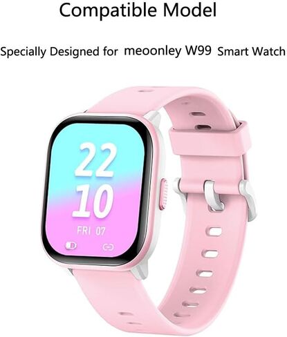 [5 Pack] for meoonley Kids Smart Watch W99 Screen Protector 1.5" HD Clear Soft PET Film [Case Friendly] [Anti-Scratch] [Bubble Free] Screen Protector for meoonley W99 Smartwatch in Saudi Arabia