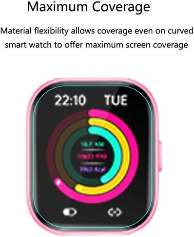 [5 Pack] for meoonley Kids Smart Watch W99 Screen Protector 1.5" HD Clear Soft PET Film [Case Friendly] [Anti-Scratch] [Bubble Free] Screen Protector for meoonley W99 Smartwatch in Saudi Arabia