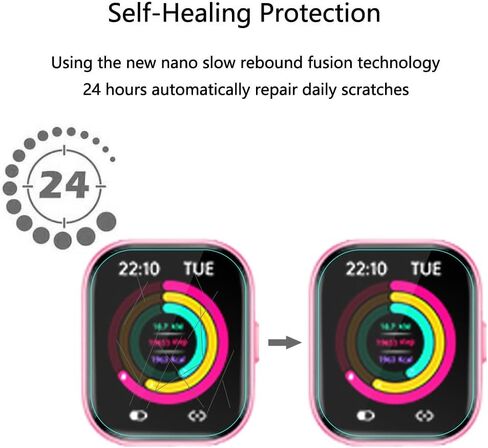 [5 Pack] for meoonley Kids Smart Watch W99 Screen Protector 1.5" HD Clear Soft PET Film [Case Friendly] [Anti-Scratch] [Bubble Free] Screen Protector for meoonley W99 Smartwatch in Saudi Arabia